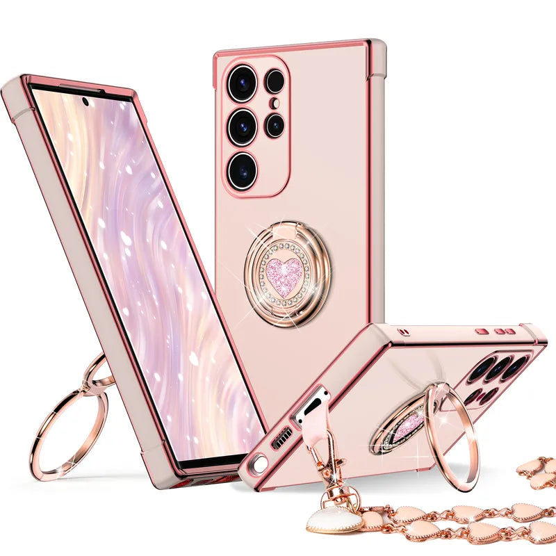 XYZ phone case for Samsung Galaxy S24 Ultra in Pink — stylish and protective