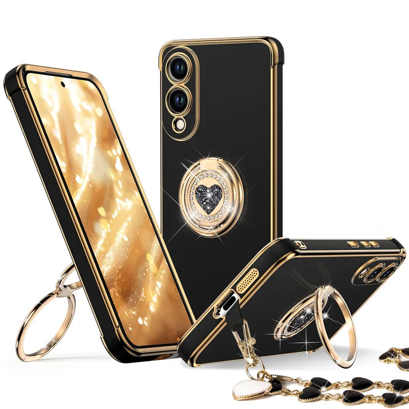 XYZ phone case for Samsung Galaxy S25 in Black — stylish and protective