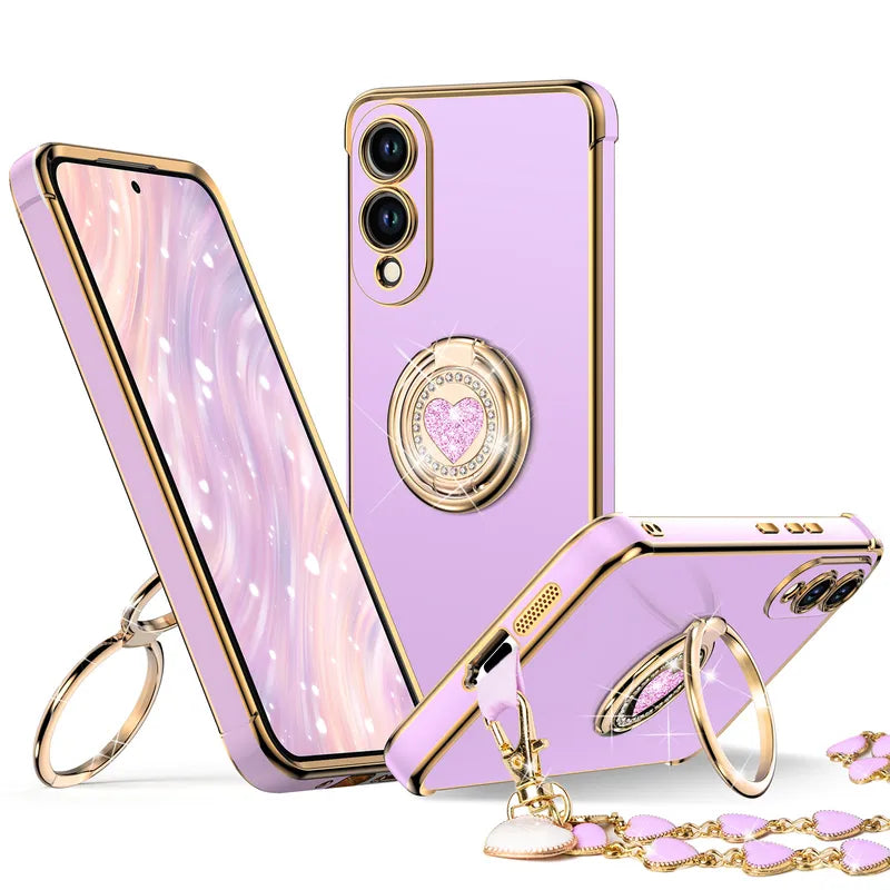 XYZ phone case for Samsung Galaxy S25 in Purple — stylish and protective