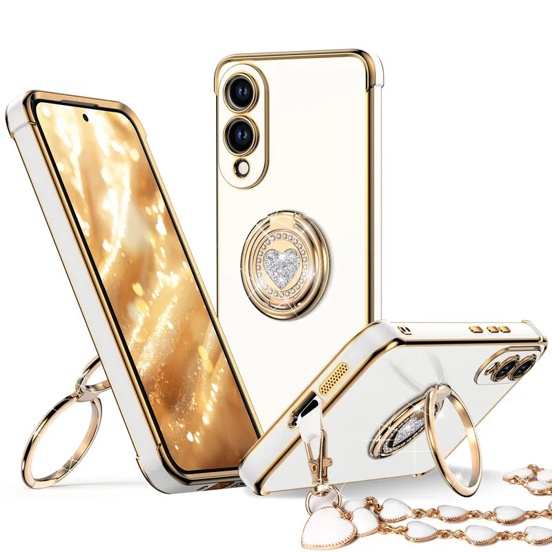 XYZ phone case for Samsung Galaxy S25 in White — stylish and protective