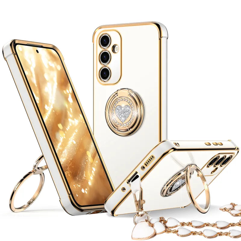 XYZ phone case for Samsung Galaxy S25 Plus in White — stylish and protective