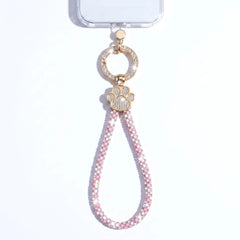 Pawfect Crystal Phone Charm Wristlet Strap