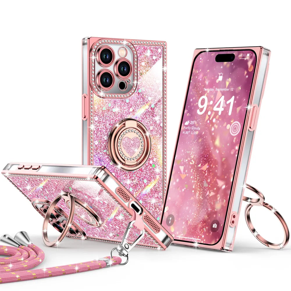 XYZ phone case for iPhone 15 Pro Max in Pink — stylish and protective