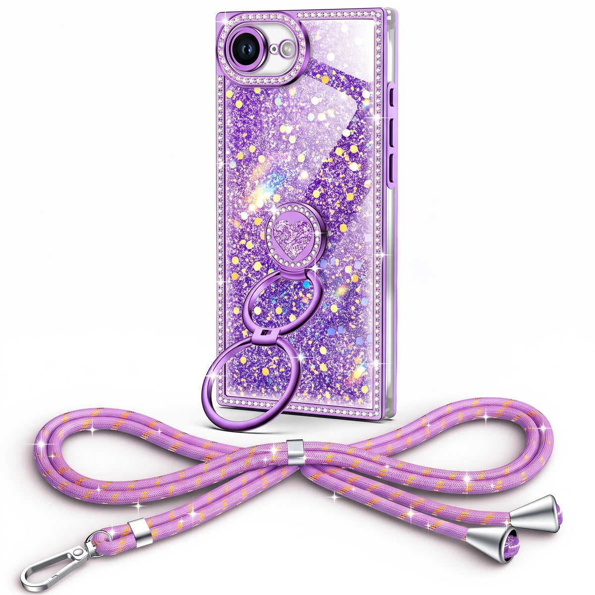 Sparkle Stones Purple iPhone 17e