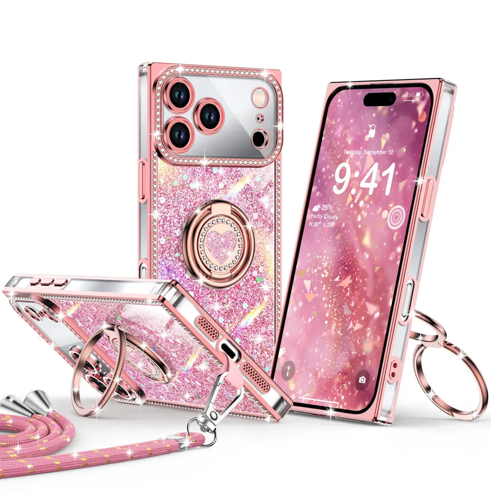 Sparkle Stones Pink iPhone 18 Pro Max