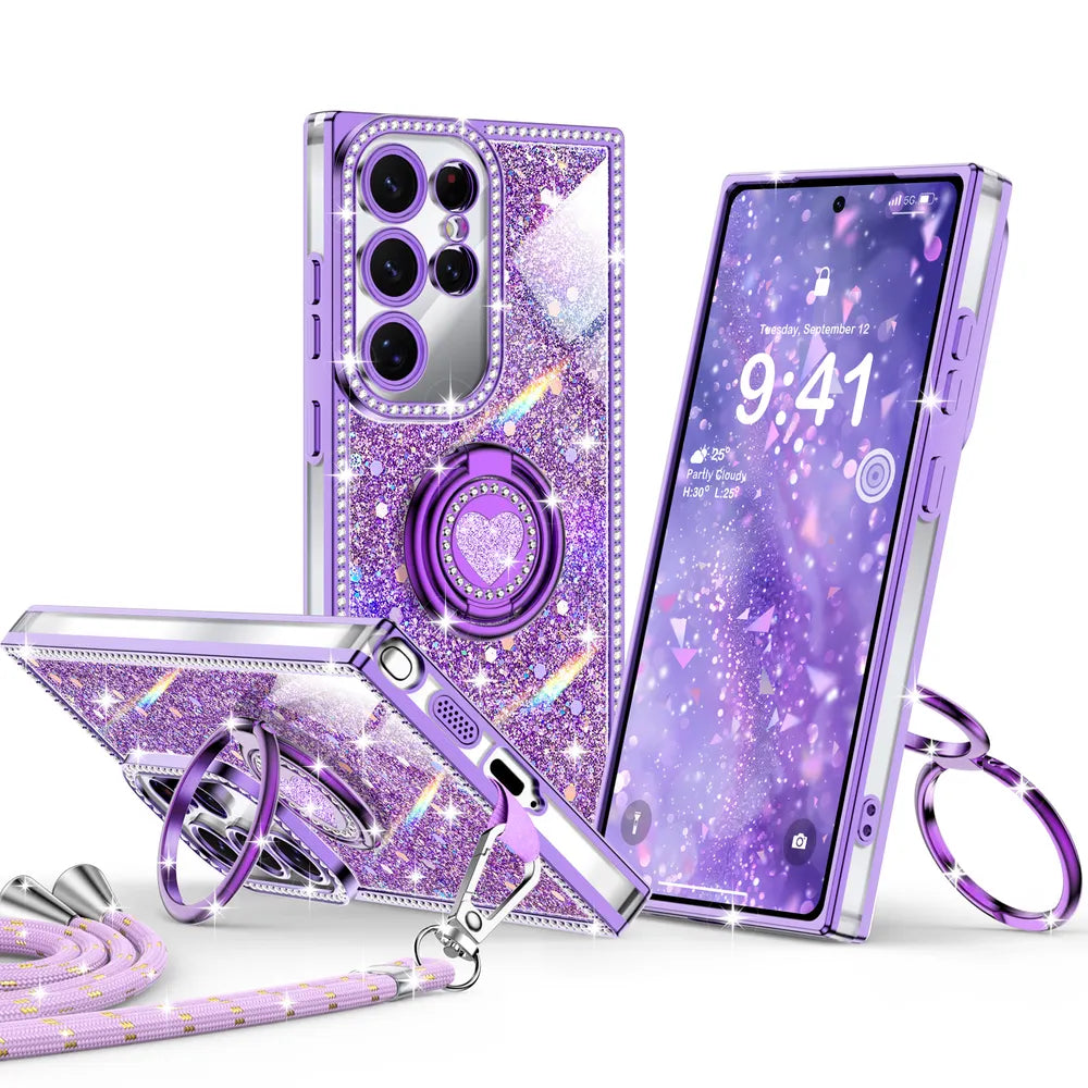 XYZ phone case for Samsung Galaxy S22 in Purple — stylish and protective