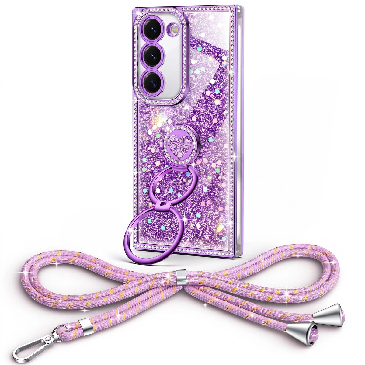 Sparkle Stones Purple Galaxy S23
