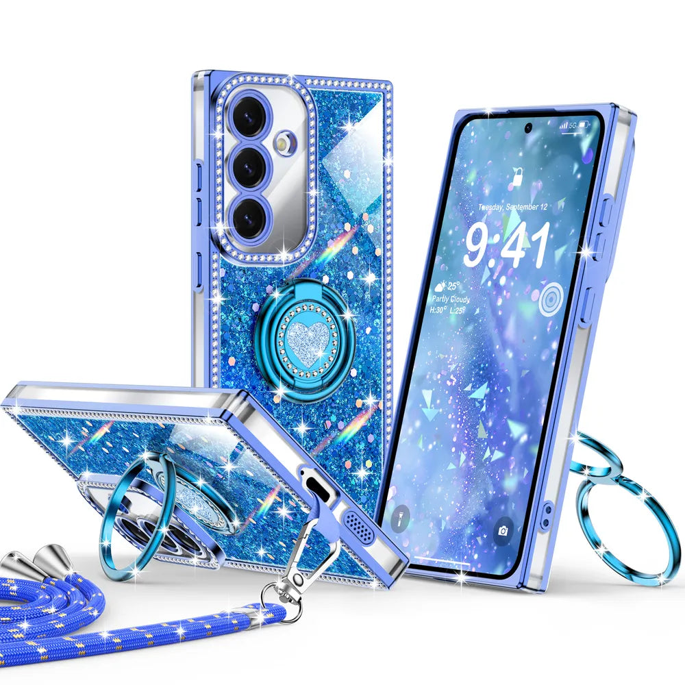 Sparkle Stones Phone Case For Samsung S25 Series