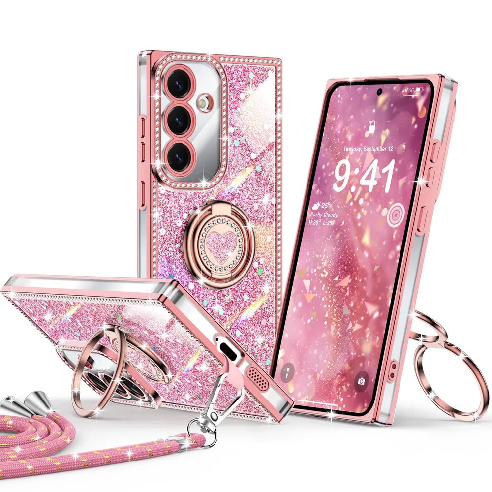 Sparkle Stones Phone Case For Samsung S25 Series