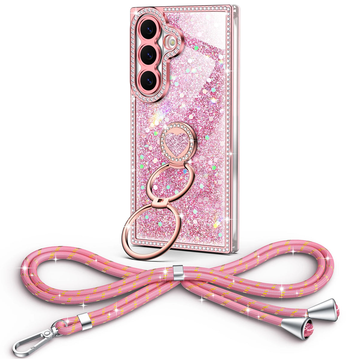 Sparkle Stones Pink Galaxy S26 Plus
