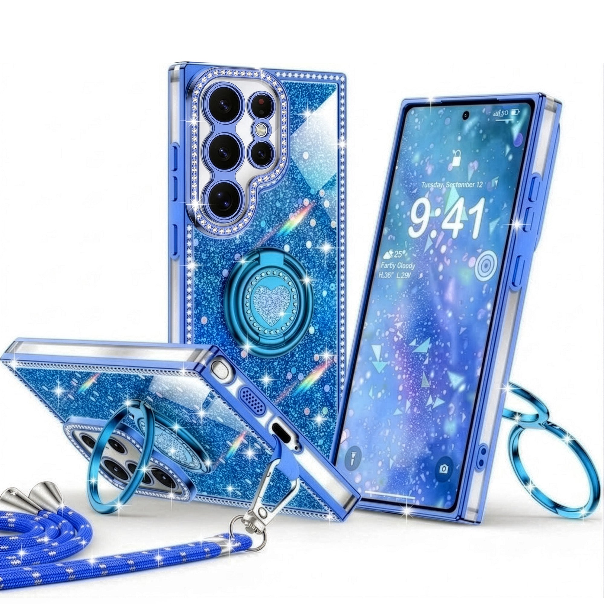 Sparkle Stones Phone Case For Samsung S26 Series