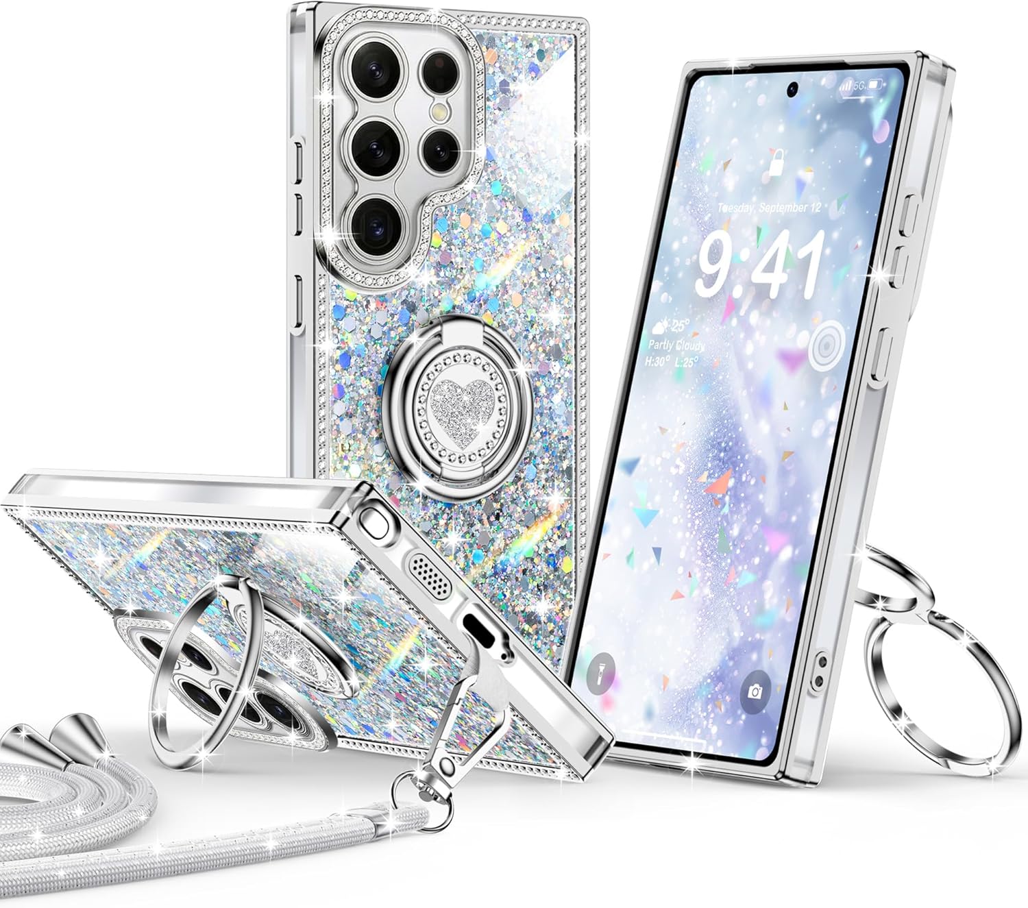 XYZ phone case for Samsung Galaxy S26 Ultra in Silver — stylish and protective