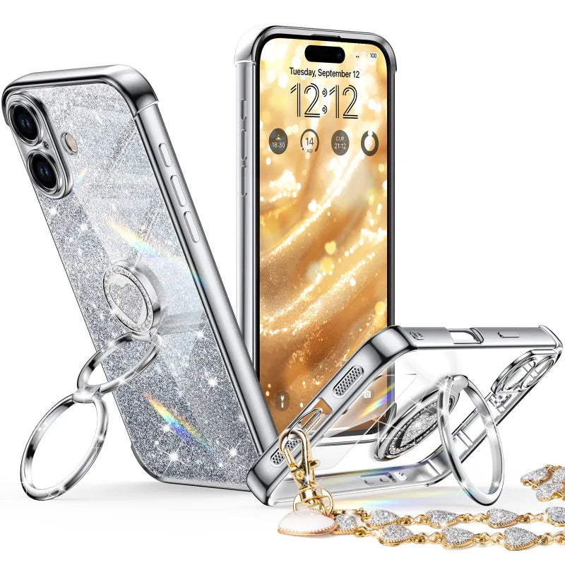 XYZ phone case for iPhone 17 in Silver — stylish and protective