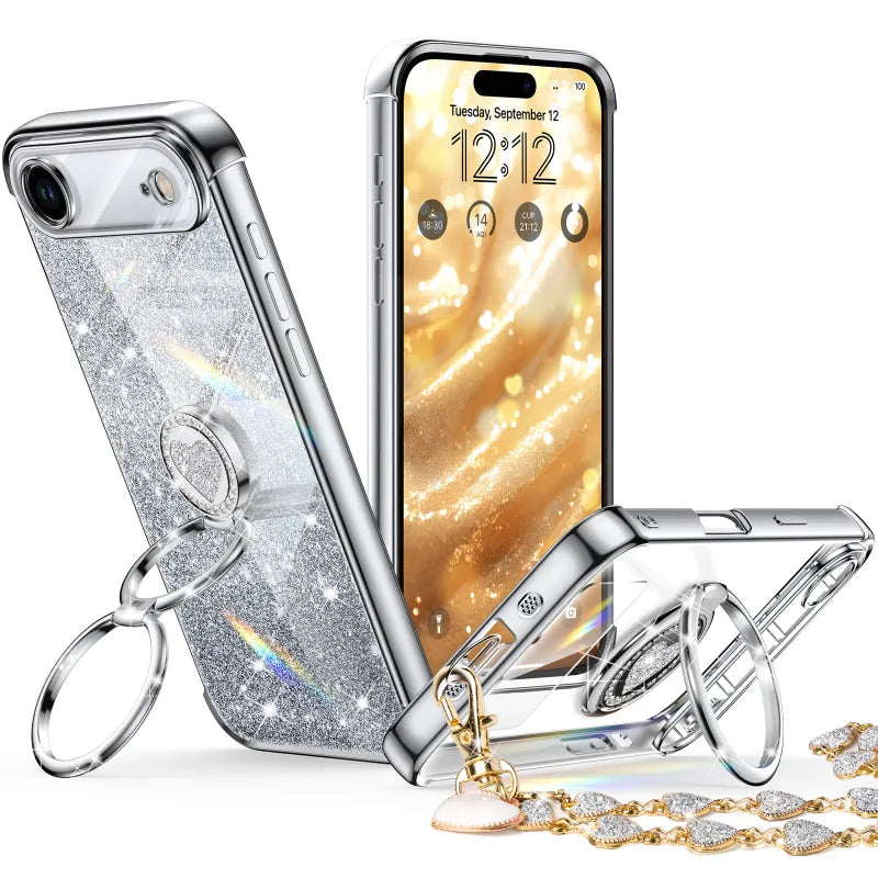 XYZ phone case for iPhone 17 in Silver — stylish and protective