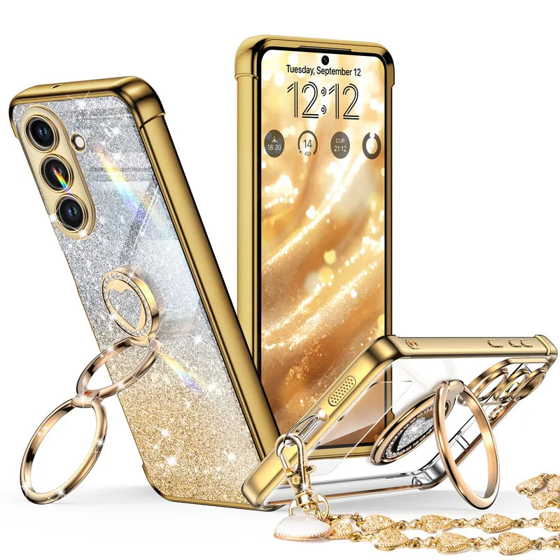 XYZ phone case for Samsung Galaxy S26 Plus in Gold — stylish and protective